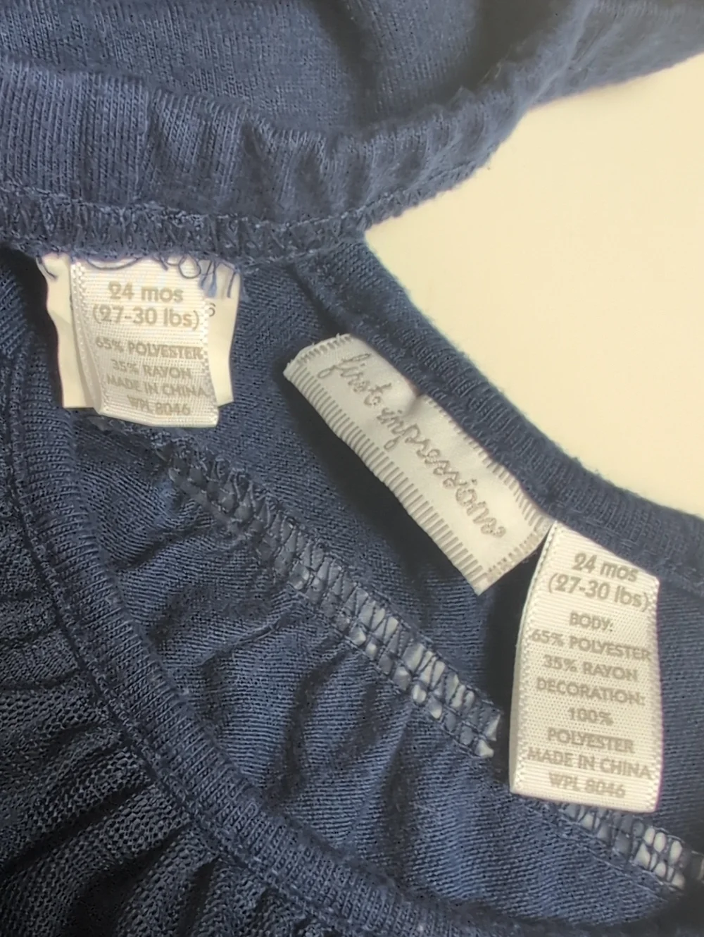 🍁2/$7🍁FIRST IMPRESSIONS Navy Outfit